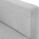 Модульний диван HOMLA MAMALU 197 x 82.5 x 86 см Grey (5906496707827) - зображення 5