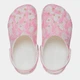 Детские кроксы-сабо для девочки Crocs Classic Duke Print Clog T 210008-6WY 22-23 Розовые (1962656788086) - изображение 5