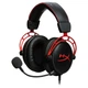 Гарнітура HyperX Cloud Alpha, дротова, накладна, з мікрофоном, 3.5 мм, 65 Ом, чорвоно-чорна - зображення 1