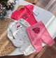 Комплект боді короткий рукав боді довгий рукав штани Carter's бавовна 1m 56см (1410-1m) - зображення 4