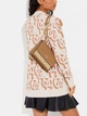 Сумка кросс-боди женская из натуральной кожи маленькая Coach Klare Light Brown BG-COA-84 Коричневая (196395082018) - изображение 2