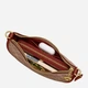 Сумка кросс-боди женская из натуральной кожи маленькая Coach Mira Shoulder Bag In Signature Canvas BG-COA-96 Коричневая (196395288984) - изображение 6