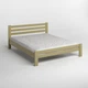 Двуспальная деревянная кровать Mebigrand Премьера Оливковый (RAL1020) 160х200 см (MBG-2789) - изображение 2