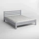 Двуспальная деревянная кровать Mebigrand Премьера Светло-серый (RAL7040) 140х200 см (MBG-2800) - изображение 2