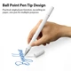 Универсальный стилус ручка для сенсорных экранов планшета телефона Andowl Pencil 1 Touch PenX1 3d карандаш графический на все ОС Android iOS Windows для планшета телефона (Белый) - изображение 4