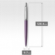 Pióro kulkowe Parker Jotter Victoria Violet (3501179532448) - obraz 4