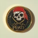 Сувенирная Пиратская монета с картой сокровищ Jolly Roger - изображение 7