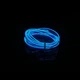 Декоративна неонова стрічка для салону авто NeonixRide, синя, 5 метрів, USB-порт - зображення 2