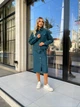 Fashions • Женский джинсовый костюм Movis Fashions 54-56 морская волна (1733-бу) - изображение 8