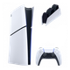Набор Консоль Sony PlayStation 5 Slim Digital Edition 1TB White Б/У + Геймпад Беспроводной DualSense + Зарядное Устройство Проводной для DualSense - изображение 1