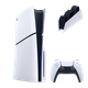 Набір Консоль Sony PlayStation 5 Slim Blu-ray 1TB White Б/У + Геймпад Бездротовий DualSense + Зарядний Пристрій Дротовий для DualSense - зображення 1