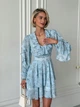 Летнее платье Jadone Fashion Шати L голубой - изображение 1