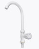 Кран для холодной воды Plamix Mono-005 White белый ABS-пластик (PM0675) - изображение 3