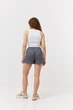 Шорти рубчик з білою резинкою Wear me M Сірий (19_25_40_11375) - изображение 3