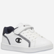 Buty sportowe dziecięce dla dziewczynki na rzepy Champion Alex B PS S32861-WW002 31 (13C US) Białe/Czarne (8058132521063) - obraz 2
