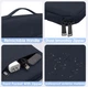 Чехол-сумка c ручкой и боковым карманом для MacBook Air/Pro M1 M2 М3 М4 15" / 16" Чёрная - изображение 5