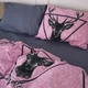 Простынь MirSon Бязь 17-0516 Noble deers pink 150х220 см (2200003644326) - изображение 2