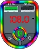 Набор FM трансмиттер-модулятор UFT FO-F5 с Bluetooth 4.2 (UFTFOF5) + Автомобильный органайзер UFT Car Organizer 13 противоскользящий коврик-держатель для телефона на панель приборов (UFTcarorganizer13) - изображение 4