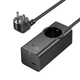 Сітковий фільтр Hoco NS9 1x220V+1хUSB+3хType-C 2000W PD/QC (2М) електричний підовжувач швидка зарядка - зображення 1