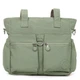 Летняя тканевая сумка Jielshi 3755 d.green - изображение 7