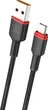 Кабель WUW X203 USB Type-C 2.4A 1 м black (6972573336203) - изображение 1