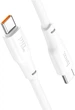 Кабель Hoco X93 Type-C to Type-C 240W, 2 м, TPE, TPE connectors White (6931474790743) - зображення 3