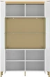 Витрина Frisco Lazio 1104х1692х400 мм Альпийский белый (23146-LAZV02) - изображение 2
