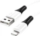 Кабель Hoco X82 USB to iP 2.4A, 1 м, silicone, silicone connectors White (6931474768544) - изображение 2