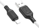 Кабель Hoco X90 Cool silicone charging data cable for iP White (6931474788412) - зображення 3