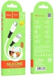 Кабель Hoco X82 USB to Type-C 3A, 1 м, silicone, silicone connectors White (6931474768582) - зображення 2