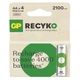 Акумулятори GP Recyko AA/HR06 NI-MH 2100 mAh BL 4 шт - зображення 1