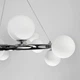 Люстра підвісна кільце Light House LNF-17563/15 CH+WT (цоколь G9) Ø 75 см хром з білими плафонами - зображення 2