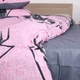 Простирадло MirSon Ranforce Elite 17-0516 Noble deers pink 150х220 см (2200004647463) - зображення 1