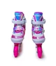 Раздвижные ролики Scale Sports размер 34-37 (светящиеся колеса). Rainbow Pink (1247418241) - изображение 3