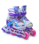 Раздвижные ролики Scale Sports размер 34-37 (светящиеся колеса). Violet Rainbow (703664920) - изображение 3