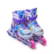 Раздвижные ролики Scale Sports размер 34-37 (светящиеся колеса). Violet Rainbow (703664920) - изображение 4
