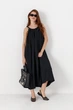 Сарафан на бретелях - бусах расклешенный Lurex Черный One Size (6990) - изображение 5