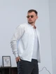 Рубашка мужская льняная однотонная Casual рубашки мужские из хлопка Teamv Белая S - изображение 2