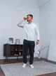 Рубашка мужская льняная однотонная Casual рубашки мужские из хлопка Teamv Белая S - изображение 4