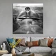 Картина на холстеДевушка в воде 80x80 см (78ero) - изображение 2
