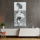 Картина на холсте Девушка с полевыми цветами 160x80 (2ero_XL) - изображение 2