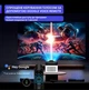 Проектор домашній кінотеатр Magcubic HY450 8K 900ANSI 1080p 200" Android 11 автофокус - зображення 4