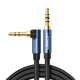 Аудіо кабель UGREEN UGR-60179 3.5mm Male to 3.5mm Male 1m, Blue-Black - зображення 1