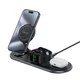 Беспроводное зарядное устройство ACEFAST E19 Qi2 desktop 3-in-1 wireless charging holder, Black - изображение 4