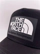 Кепка тракер з гумовим патчем THE NORTH FACE XL 59-60 см з сіточкою Чорний з білим - зображення 2