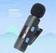 Петличный беспроводной двойной микрофон BOYA BY-V20 2.4G Type-C для смартфонов Android iPhone 15, 17, Air, Pro, Pro Max Черный - изображение 3