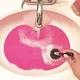 Силіконовий килимок для очищення пензлів Brush Spa, рожевий - зображення 1