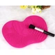 Силіконовий килимок для очищення пензлів Brush Spa, рожевий - зображення 4
