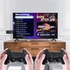 Игровая ТВ-приставка M8 mini 4K на Android TV с встроенным эмулятором ретро-игр и джойстиками - изображение 1