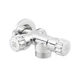 Кран приладовий вентильний Raftec Silver 1/2х1/2x3/4" VBE010102 - зображення 1